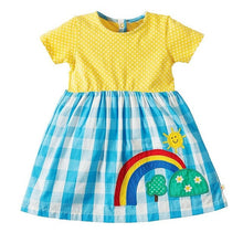 Load image into Gallery viewer, Jumping Meters Kids Dresses for Girls Clothes 2019 Summer Party Princess Dress Toddler Girl Dress Vestidos Children Clothing