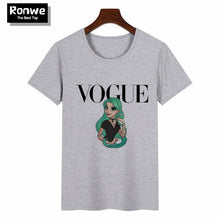 Load image into Gallery viewer, Women 2019 Summer Graphic Tee Shirt Femme Funny Princess Vogue Harajuku T Shirt Korean Tops Kawaii Streetwear Camiseta Mujer
