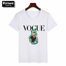 Load image into Gallery viewer, Women 2019 Summer Graphic Tee Shirt Femme Funny Princess Vogue Harajuku T Shirt Korean Tops Kawaii Streetwear Camiseta Mujer
