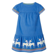 Load image into Gallery viewer, Jumping Meters Kids Dresses for Girls Clothes 2019 Summer Party Princess Dress Toddler Girl Dress Vestidos Children Clothing