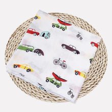 Load image into Gallery viewer, 1Pc Muslin 100% Cotton Baby Swaddles Soft Newborn Blankets Bath Gauze Infant Wrap sleepsack Stroller cover Play Mat
