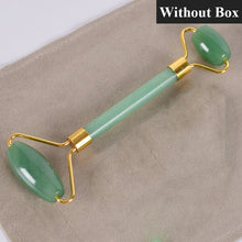 Load image into Gallery viewer, Rose Quartz Jade Rollers Face Roller Natural Crystal Skin Care Beauty Women Massager Tool Jade Facial Massager Lift Skin Tool
