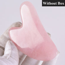 Load image into Gallery viewer, Rose Quartz Jade Rollers Face Roller Natural Crystal Skin Care Beauty Women Massager Tool Jade Facial Massager Lift Skin Tool