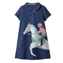 Load image into Gallery viewer, Jumping Meters Kids Dresses for Girls Clothes 2019 Summer Party Princess Dress Toddler Girl Dress Vestidos Children Clothing