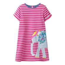Load image into Gallery viewer, Jumping Meters Kids Dresses for Girls Clothes 2019 Summer Party Princess Dress Toddler Girl Dress Vestidos Children Clothing