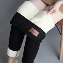 Load image into Gallery viewer, 2022 Winter Thicken Lambwool Leggings Women Warm Fleece Lined Thermal Ankle-Length Pants Sexy Hight Waist Skinny Fitness Leggins