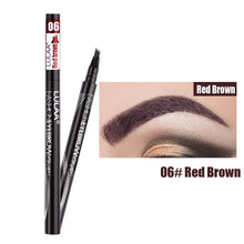 Load image into Gallery viewer, 1Pcs Women Makeup Sketch Liquid Eyebrow Pencil  Waterproof Brown Eye Brow Tattoo Dye Tint Pen Liner Long Lasting Eyebrow