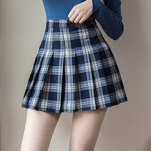 Load image into Gallery viewer, Plus Size Harajuku Short Skirt New Korean Plaid Skirt Women Zipper High Waist School Girl Pleated Plaid Skirt Sexy Mini Skirt