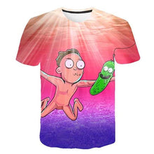 Load image into Gallery viewer, Rick and Morty By Jm2 Art 3D t shirt Men tshirt Summer Anime T-Shirt Short Sleeve Tees O-neck Tops Drop Ship