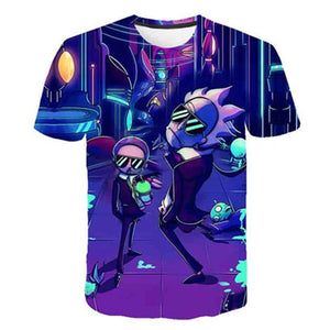 Rick and Morty By Jm2 Art 3D t shirt Men tshirt Summer Anime T-Shirt Short Sleeve Tees O-neck Tops Drop Ship