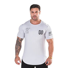 Load image into Gallery viewer, 2019 New Plain Clothing fitness t shirt men O-neck t-shirt cotton bodybuilding tee shirts tops gyms tshirt Homme