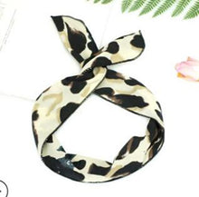 Load image into Gallery viewer, 2019 Korean version of rabbit ears knotted wire hair bands Ribbon Hats Metal Wire Scarf Women Headband Girls Hair accessories