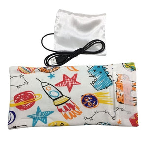 10 Colors Travel Stroller Bag USB Milk Water Warmer Insulated Bag Baby Nursing Bottle Heater 28.0cm*13cm