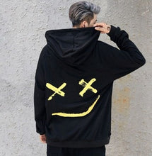 Load image into Gallery viewer, Hot Sale Fashion  Plus Size 3XL Hip Hop Street Wear Men Hooded Hoodies Smile Print Sweatshirts Tops Hoodie Clothes