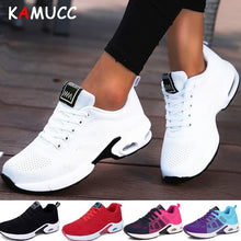 Load image into Gallery viewer, KAMUCC New Platform Ladies Sneakers Breathable Women Casual Shoes Woman Fashion Height Increasing Shoes Plus Size 35-42