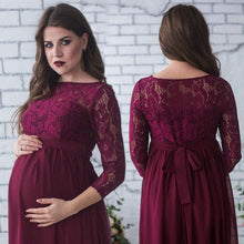 Load image into Gallery viewer, Goocheer Pregnant Mother Dress Maternity Photography Props Women Pregnancy Clothes Lace Dress For Pregnant Photo Shoot Clothing
