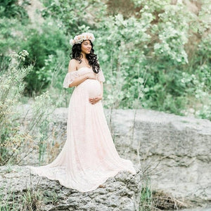 Long Maternity Photography Props Pregnancy Dress Photography Maternity Dresses For Photo Shoot Pregnant Dress Lace Maxi Gown 79