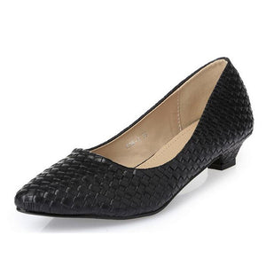 CEYANEAONew fashion Office Lady low heels Shoes woman single pumps Women autumn spring work Shoes pointed toe35-41blackblueE2019
