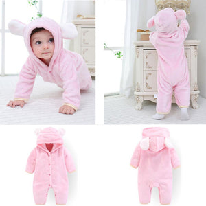 Orangemom official Newborn Baby Winter Clothes Infant Baby Girls clothes soft fleece Outwear Rompers new born -12m Boy Jumpsuit
