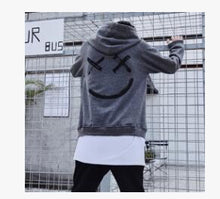 Load image into Gallery viewer, Hot Sale Fashion  Plus Size 3XL Hip Hop Street Wear Men Hooded Hoodies Smile Print Sweatshirts Tops Hoodie Clothes