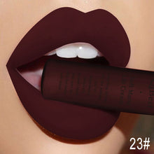 Load image into Gallery viewer, Qibest Brand 34 Colors Waterproof Matte Nude Lipstick Lipkit Pigment Dark Red Black Long Lasting Lip Gloss Women Makeup Lipgloss