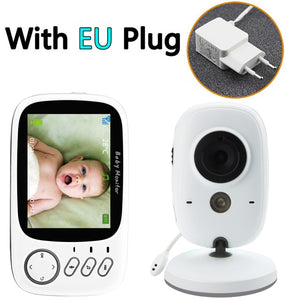 VB603 Wireless Video Color Baby Monitor with 3.2Inches LCD 2 Way Audio Talk Night Vision Surveillance Security Camera Babysitter
