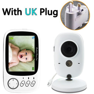 VB603 Wireless Video Color Baby Monitor with 3.2Inches LCD 2 Way Audio Talk Night Vision Surveillance Security Camera Babysitter