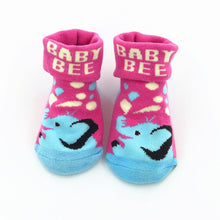 Load image into Gallery viewer, Excellent Quality Baby Girl Foot Socks Funny Happy Socks Newborn Rubber Anti Slip Socks