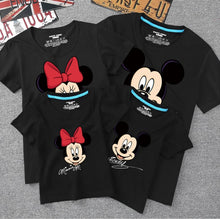 Load image into Gallery viewer, Summer Family Matching Outfits Mommy Daddy Kid Son Baby T-Shirt Shirts Family Clothes Child Mickey Minnie Tops Photography