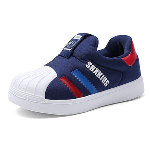 Kids Shoes Casual Child Sneakers Fashion Children Styles Shell Head Shoes Slip On Breathable Boys Shoes Trainers Tenis Infantil
