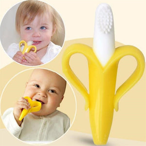 High Quality Silicone Toothbrush And Environmentally Safe Baby Teether Teething Ring Kids Teether Children Chewing