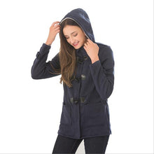 Load image into Gallery viewer, Women Basic Jacket Coat 2019 Female Parkas Long Hooded Coat Parkas Overcoat Zipper Horn Button Outwear casaco feminino 50