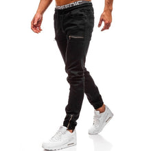 Load image into Gallery viewer, 3 Styles Men Stretchy Skinny Biker Slim Fit Denim Men Multi-pocket zipper pencil Pants men casual jeans fashion Casual Trousers