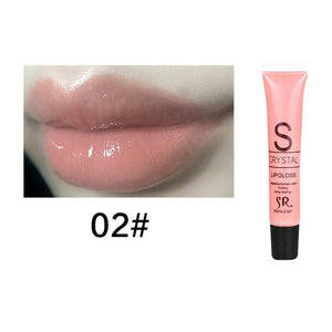 Hot 12ml Candy Color Waterproof Lip Gloss Makeup Lipgloss Long Lasting Glitter Liquid Lipstick for Cosmetics Women Girls TSLM2