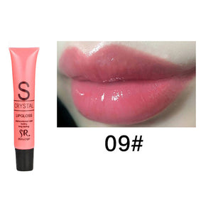Hot 12ml Candy Color Waterproof Lip Gloss Makeup Lipgloss Long Lasting Glitter Liquid Lipstick for Cosmetics Women Girls TSLM2