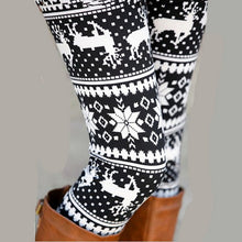 Load image into Gallery viewer, Women&#39;s Autumn Leggings 2019 hot sale Girl Winter pants Bottoms Snowflake Christmas Deer Print Leggings Women Clothing Jeggings