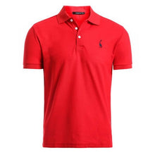 Load image into Gallery viewer, Dropshipping 2019 New Polo Shirt Men Solid Casual Cotton Polo Giraffe Men Slim Fit Embroidery Short Sleeve Men&#39;s Polo 10 Colors