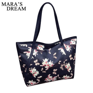 Mara's Dream Women Bag Zipper Handbag Flower Quality Bags Big Capacity Tote Ladies Evening Bag Female Messenger Bags Sac Handbag