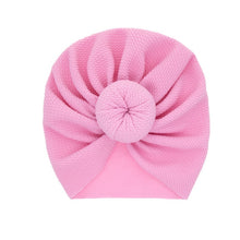 Load image into Gallery viewer, New Mommy And Me Cotton Blend Handmade Hat Women Caps Baby Girls Turban Hats Twist Knot Headwear Hair Accessories