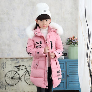Winter Girls Fur Coat Fahion Thick Warm Baby Girl Faux Fur Jackets Coats Parka Kids Outerwear Clothes Kids Coat Age 3-12 Years