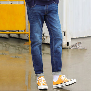 Male Jeans For Men Slim Fit Pants Denim Designer Trousers Casual Skinny Jean Homme Pant Soft Biker Pantalones Hombre