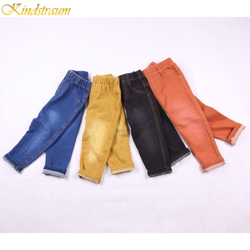 Kindstraum 2020 Kids 4 Colors Jeans Spring & Summer Style Fashion Denim Pants CottonTrousers for Baby Boys & Girls, MC117