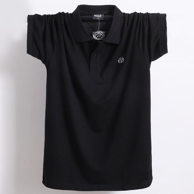 Summer Men Polo Shirt Brand Clothing Pure Cotton Men Business Casual Male Polo Shirt Short Sleeve Breathable Soft Polo Shirt 5XL