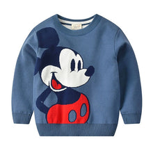 Load image into Gallery viewer, Minnie 2 4 6 8 Years Baby girls Winter Autumn Cartoon Pullover Knit Sweaters Christmas New Year Costume Girls Sweaters Clothes