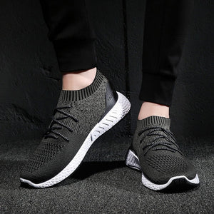 LASPERAL Men Vulcanize Shoes Sneakers Breathable Casual 2019 Male Air Mesh Lace Up Shoes Tenis Spring Adult Trainer