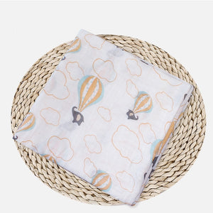 1Pc Muslin 100% Cotton Baby Swaddles Soft Newborn Blankets Bath Gauze Infant Wrap sleepsack Stroller cover Play Mat