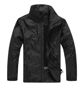 Outdoor Waterproof Jacket Men's Windproof Waterproof Thin Coat Men's Casual Jacket Sports Trench Coat Customizable a Generation