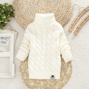 LCJMMO Toddler Girls Sweaters 2020 Winter Warm Kids Boys Sweaters Knit Pullover Baby Girl Sweater Outerwear Clothing 80-105cm