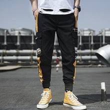 Load image into Gallery viewer, Ribbons Harem Joggers Men Cargo Pants Streetwear 2020 Hip Hop Casual Pockets Track Pants Male Harajuku Fashion Trousers