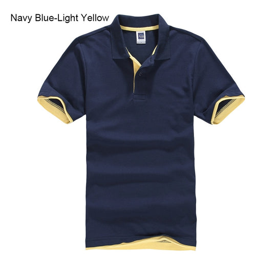 URSPORTTECH Men's Polo Shirt For Men Desiger Polos Men Cotton Short Sleeve shirt Clothes jerseys golftennis Plus Size XS- XXXL